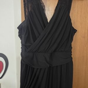 Elegant Black Lace Dress